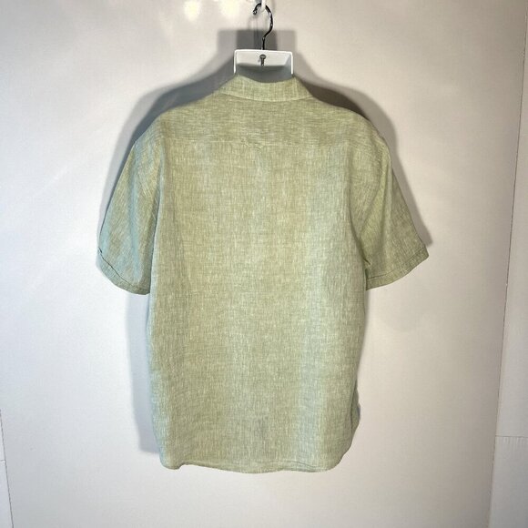 Report Collection Linen SZ XXL Shirt Daywear Resort Vacation Office Lightweight - Picture 5 of 9